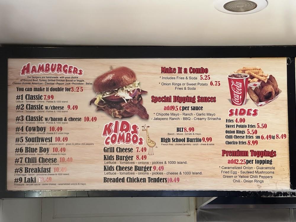 Corner Burger Menu image 3